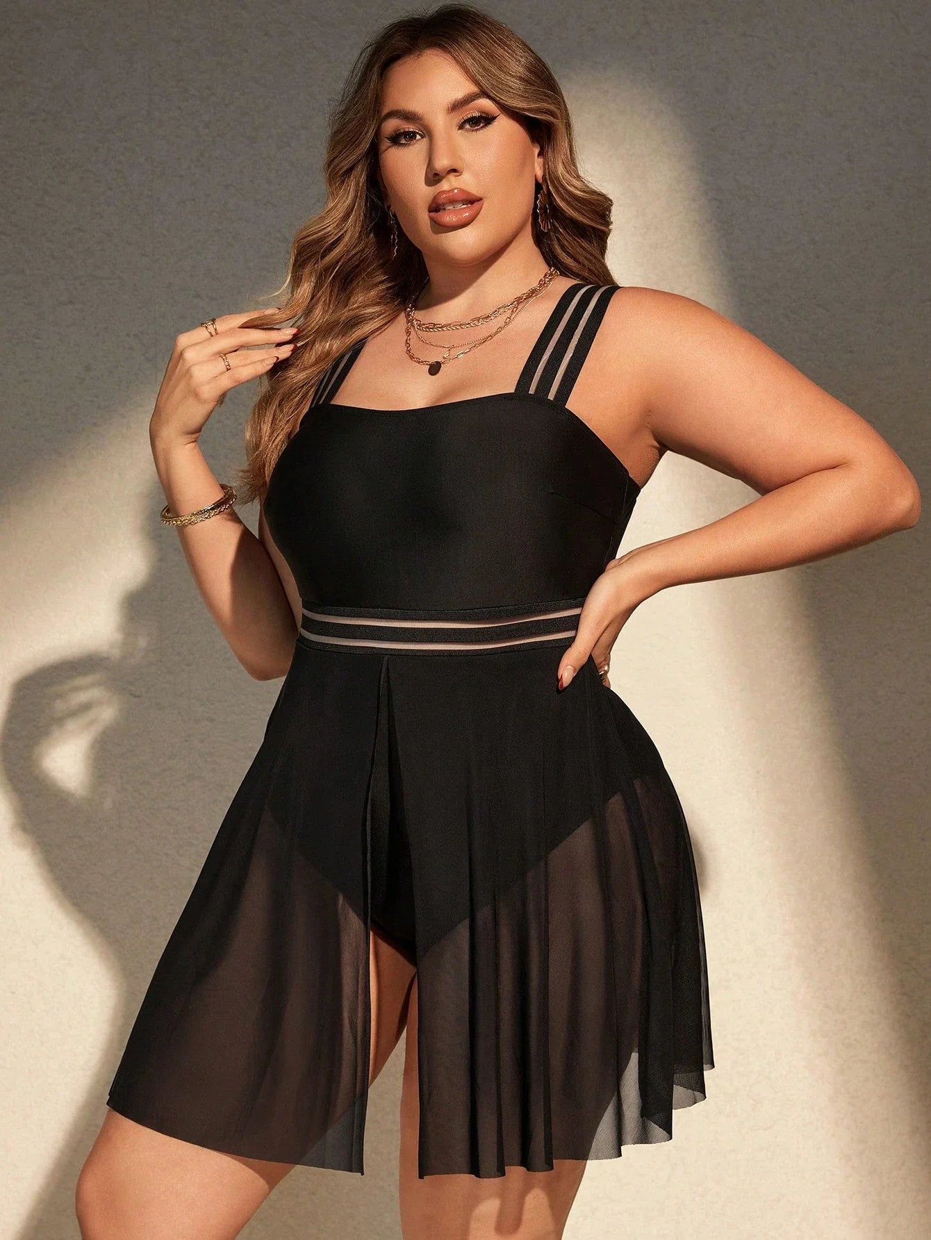 Maiô Vestido Plus Size Simone