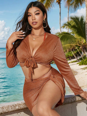 Conjunto Biquíni 3 Peças Plus Size Venai
