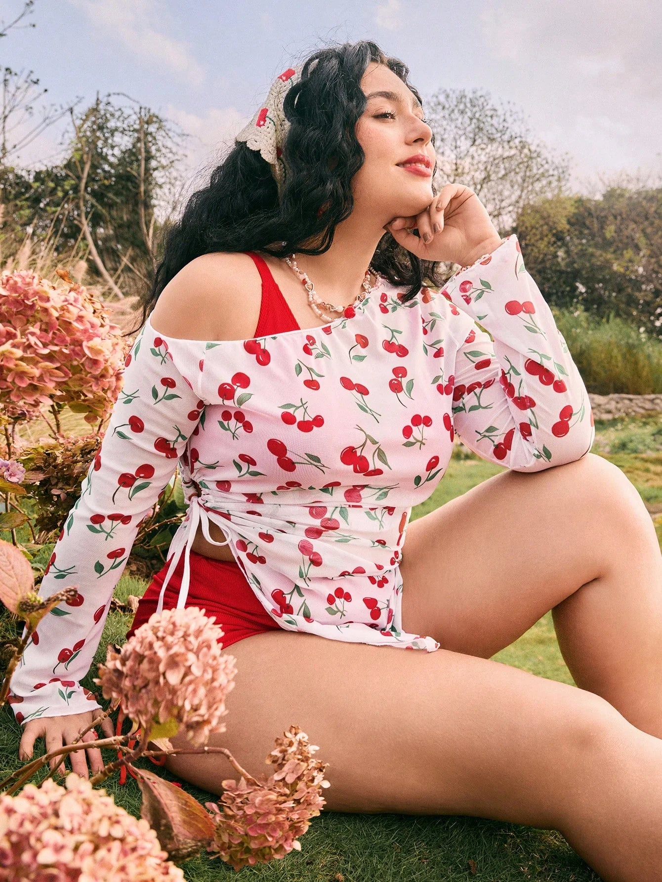 Conjunto Biquíni 3 Peças Plus Size Dalani