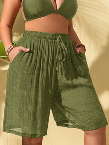 Shorts de Praia com Cordão