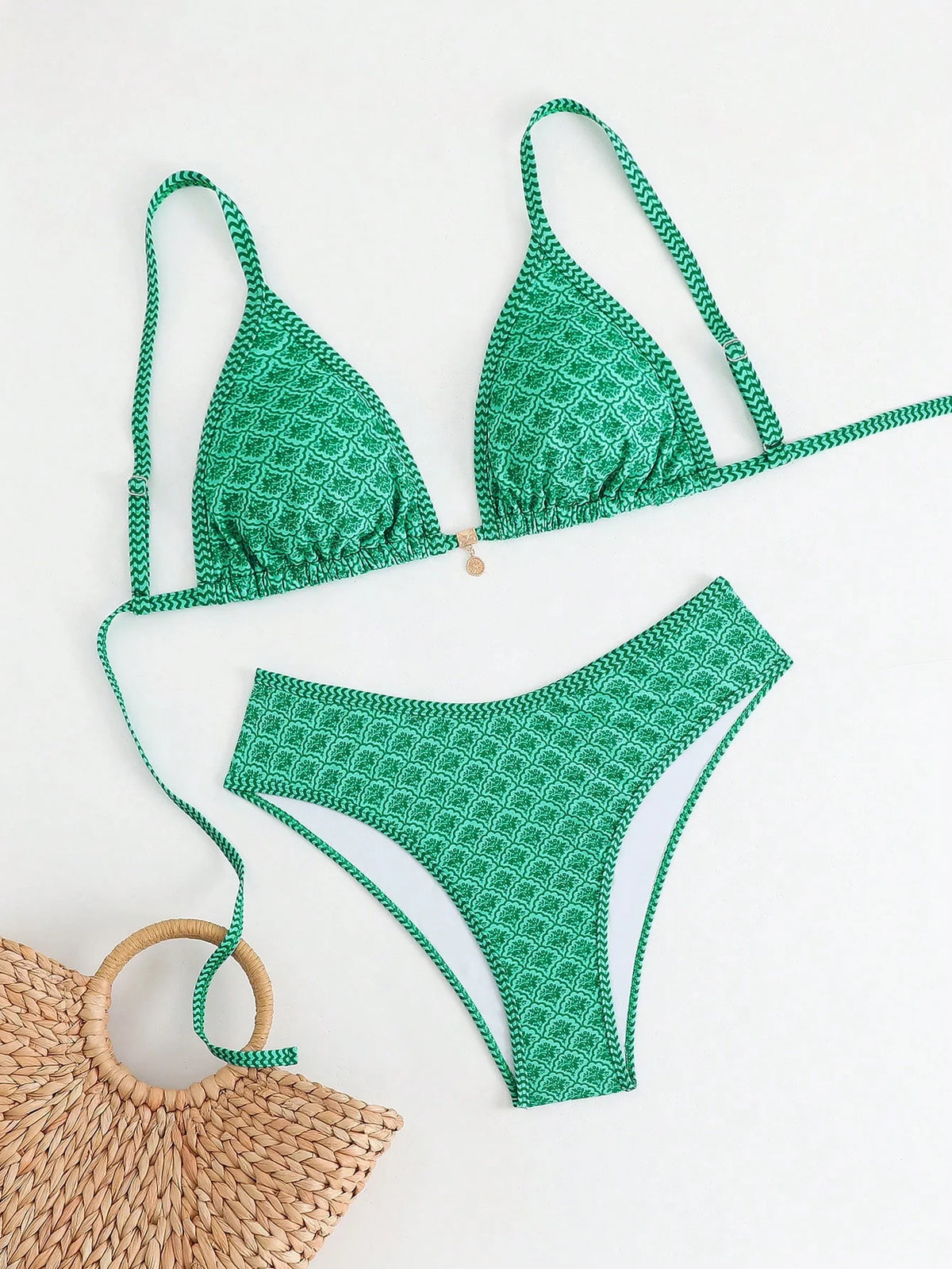 Biquíni Verão Verde Plus Size