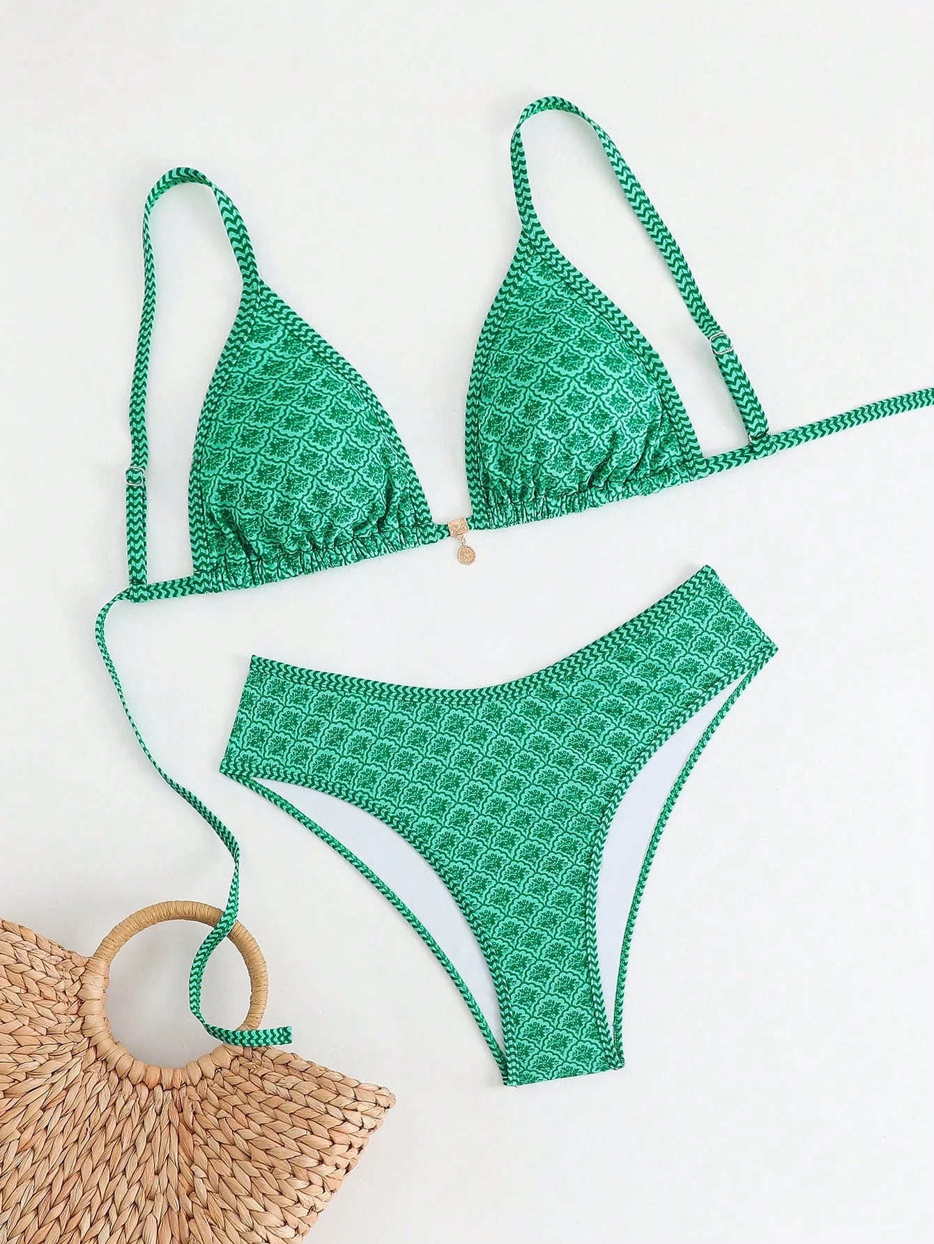 Biquíni Verão Verde Plus Size