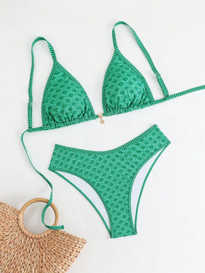 Biquíni Verão Verde Plus Size