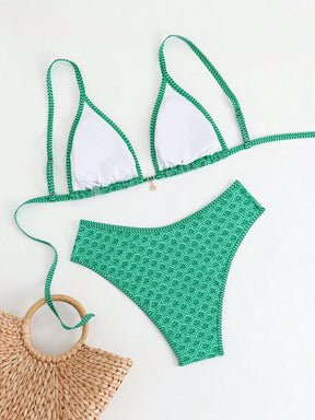 Biquíni Verão Verde Plus Size