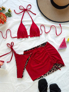 Conjunto Biquíni 3 Peças Plus Size Dálira