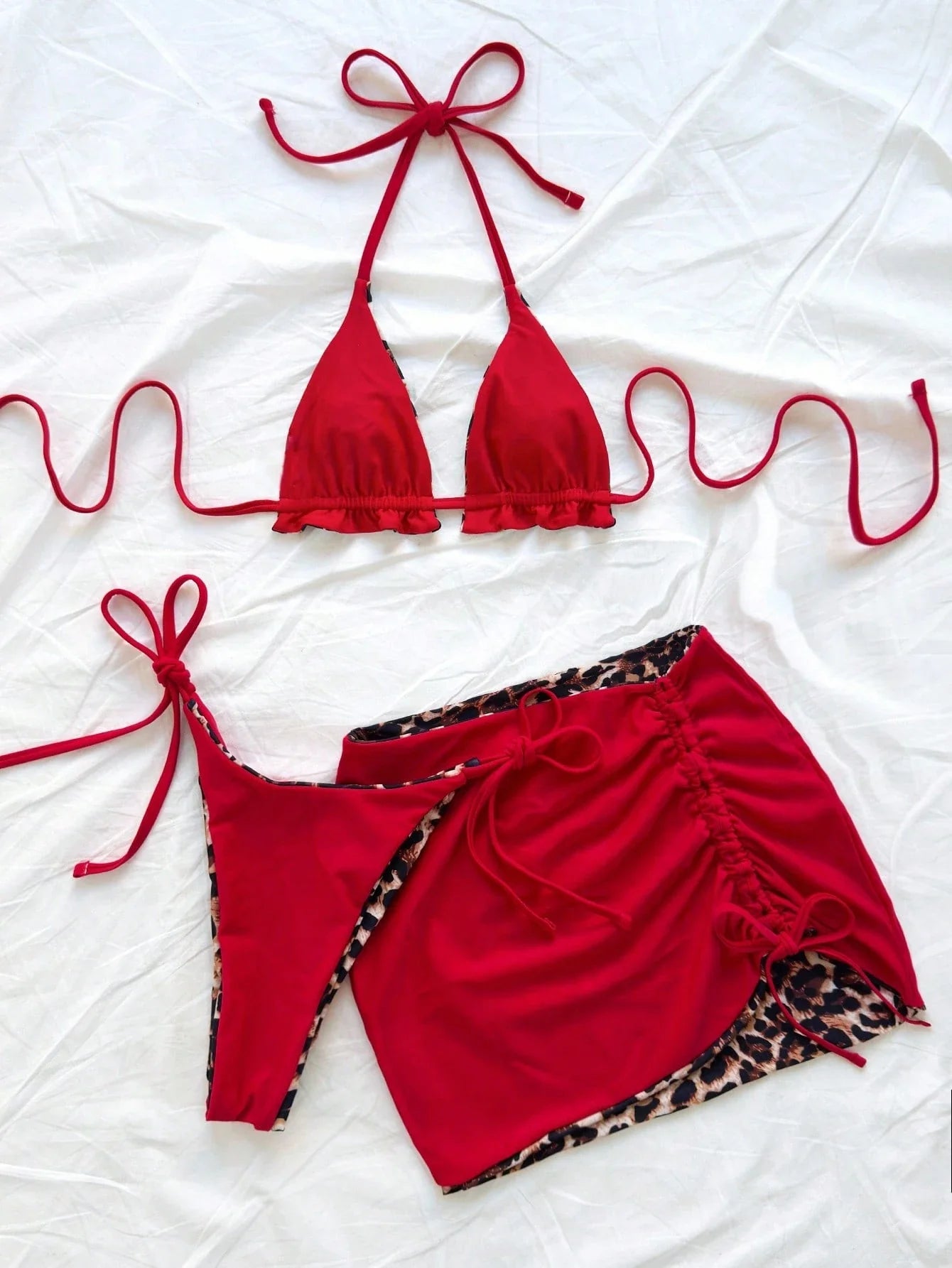 Conjunto Biquíni 3 Peças Plus Size Dálira