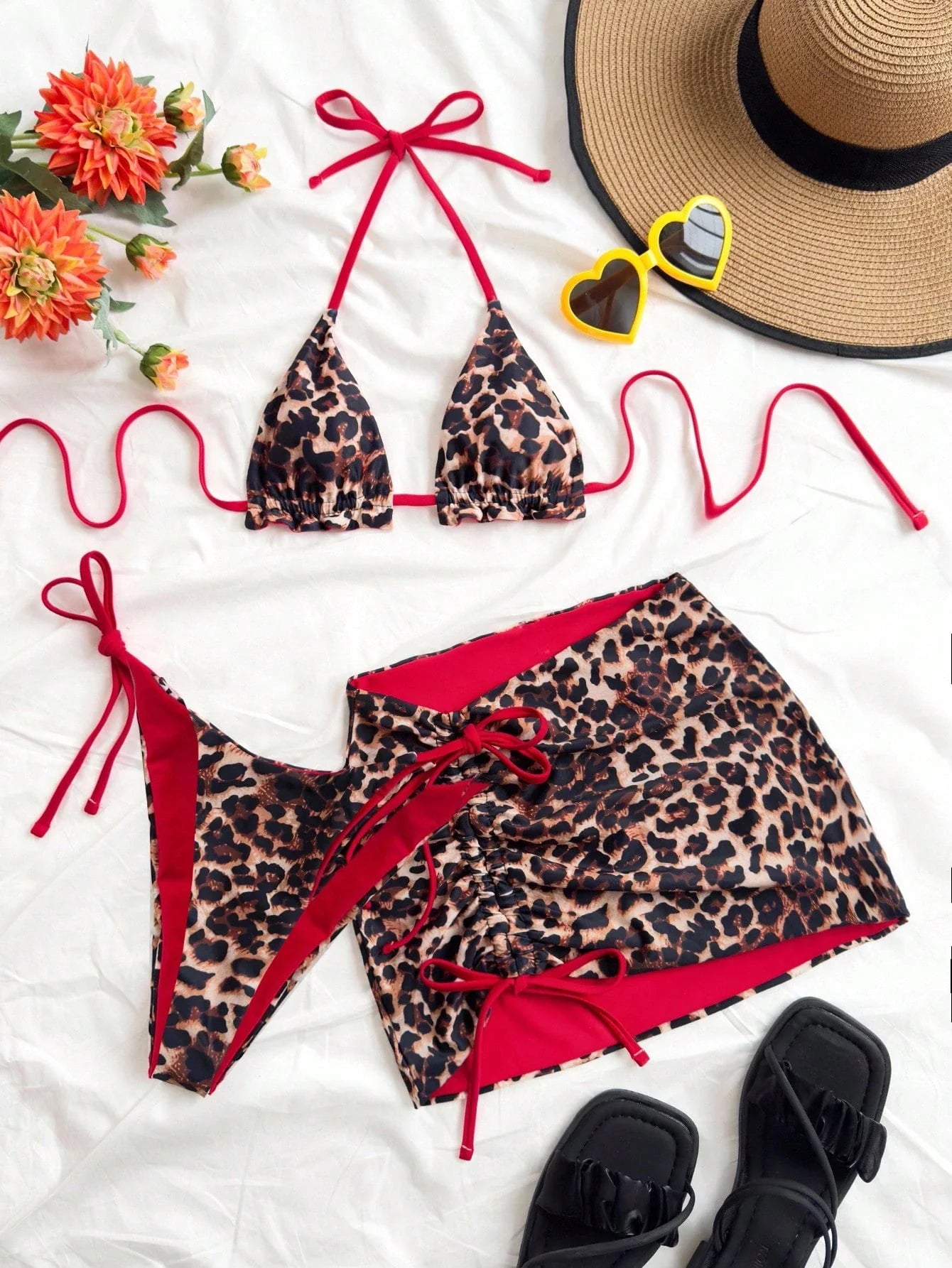 Conjunto Biquíni 3 Peças Plus Size Dálira
