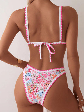 Biquíni Floral Retrô