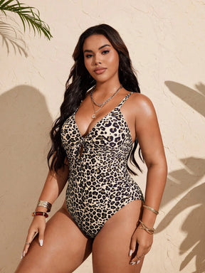 Maiô Leopardo Plus Size