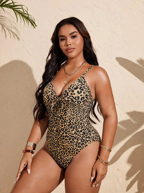 Maiô Leopardo Plus Size