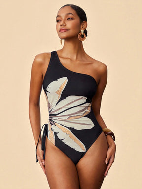 Maiô Elegante Flor 3D