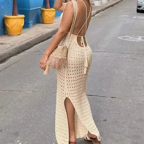 Vestido longo Flowers