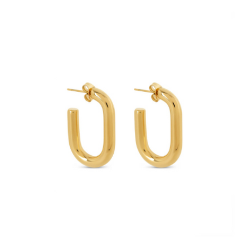 Brinco de Alça Banhado a Ouro 18K