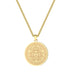 Corrente com Pingente Meduza Banhado a Ouro
